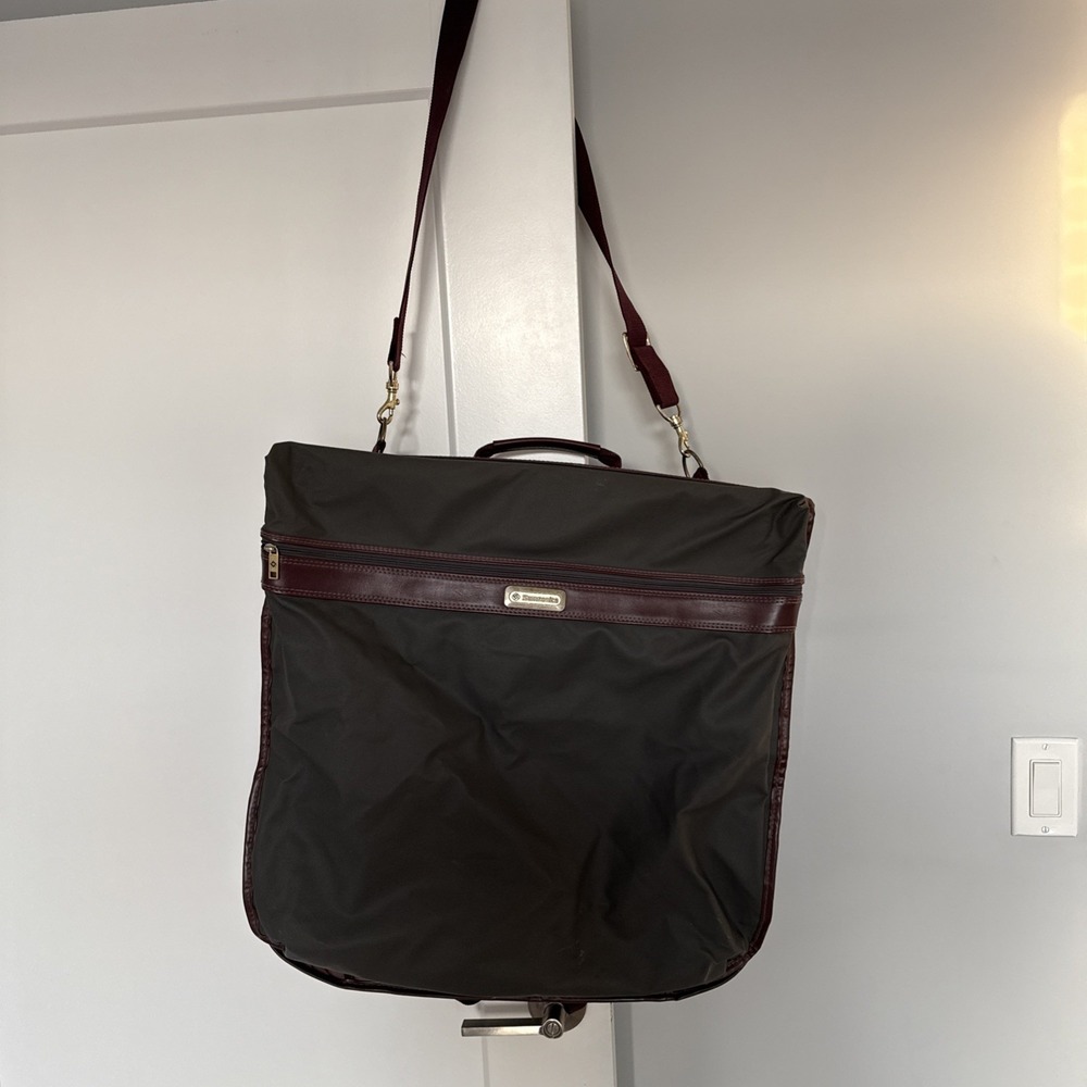 Samsonite Suit Carrier Case Garment Bag Hanger Expandable Luggage Shoulder Strap